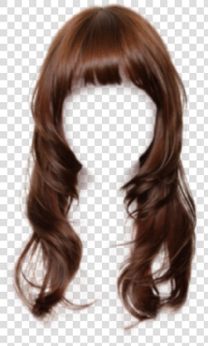  wig  hair  auburn  brown   Brown Hair Transparent Background  HD Png Download