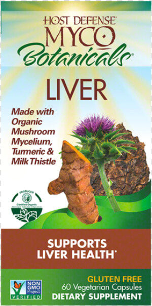 Mycobotanicals® Liver Capsules   Fungi Perfecti Mycobotanicals  HD Png Download