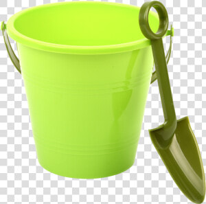 Children Bucket With Shovel Plastic  HD Png Download