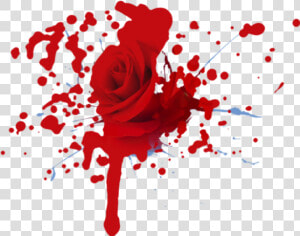  flower  rose  blood  bleeding  hurt  hurted  weeping   Rose With Blood Png  Transparent Png