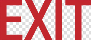 Exit Png   Exit Sign  Transparent Png