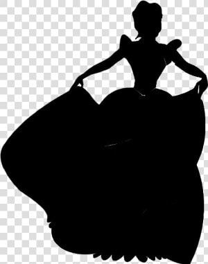 Cinderella Disney Princess Silhouette Prince Charming   Princess Silhouette Clipart  HD Png Download