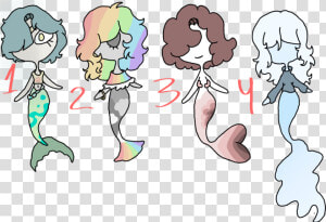 Mermaid Adopts Read The Description Please   Cartoon  HD Png Download