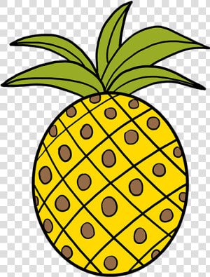 How To Draw A Pineapple   Draw Pineapple  HD Png Download