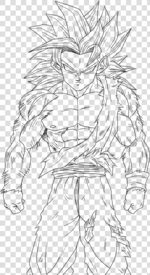 Goku Ssj Deus Para Desenhar  HD Png Download