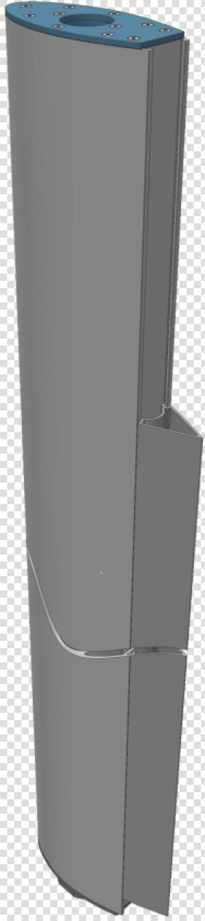 Extruded Aluminum Foil With Tail Section   Server  HD Png Download