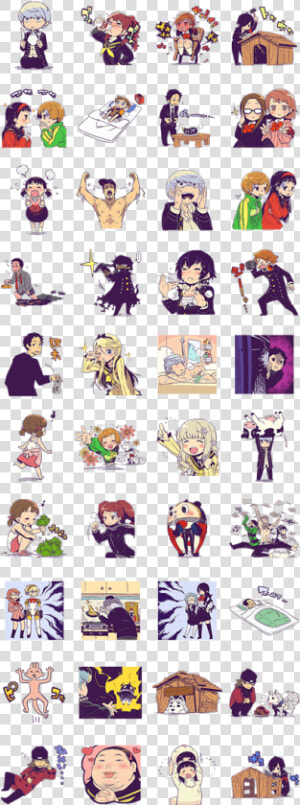 Persona Stalker Club Line Sticker Gif  amp  Png Pack   Persona Stalker Club Line Stickers  Transparent Png