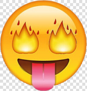  emoji  fire  eyes  freetoedit   Emoji With Fire Eyes  HD Png Download