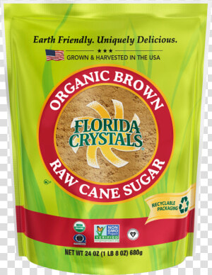 Florida Crystals Raw Cane Sugar  HD Png Download