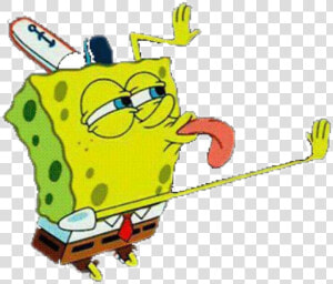 Spongebob Memes Licks   Transparent Spongebob Licking  HD Png Download