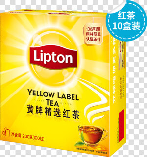 Lipton Yellow Label Tea 400gm   Lipton Yellow Label 100 Tea Bags  HD Png Download