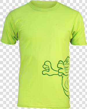 Ghostbusters Slimer Running Shirt   Active Shirt  HD Png Download