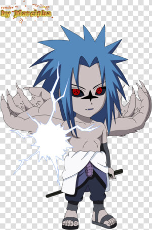 Sasuke Curse Mark Chibi  HD Png Download