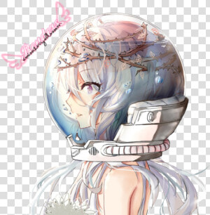 Transparent Girl Astronaut Clipart   Anime Astronaut Png  Png Download