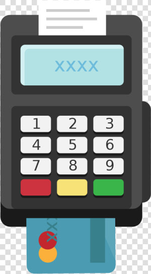 Card Terminal Pos Flat Icon Vector   Pos Terminal Icon Png  Transparent Png