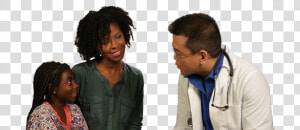 Image Of African American Asthma Patient With A Doctor  HD Png Download