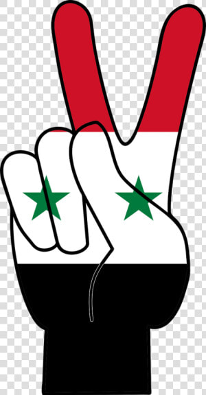 Syria Peace Sign  HD Png Download