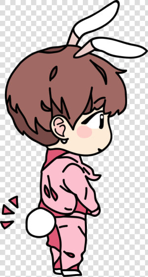 Jungkook  freetoedit  taehyung  chibi  bts  fanart   Fanart Bt21  HD Png Download