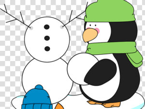 Winter Snow Clipart Winter Fun   Building A Snowman Clipart  HD Png Download