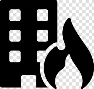 Building On Fire Png   Building On Fire Silhouette  Transparent Png