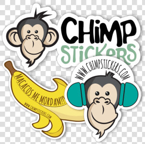 Chimp Stickers  HD Png Download