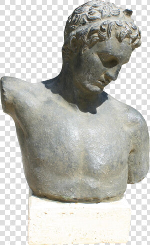 Vintage Greek Male Bust   Greek Sculpture Png  Transparent Png