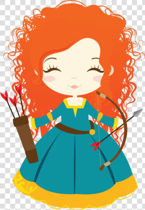 Brave Girl Clipart   Disney Princess Baby Merida  HD Png Download