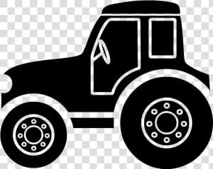 Tractor Clipart Simple   Off road Vehicle  HD Png Download