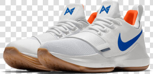 Nike Pg1 Nikeid Okc Thunder   Nike Pg 1 Okc Colorway  HD Png Download