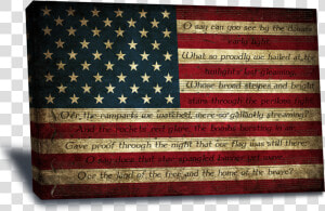 Ray Dominey Gallery   American Flag With National Anthem  HD Png Download