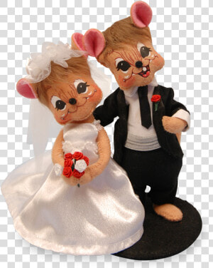 Bride And Groom   Annalee Dolls  HD Png Download