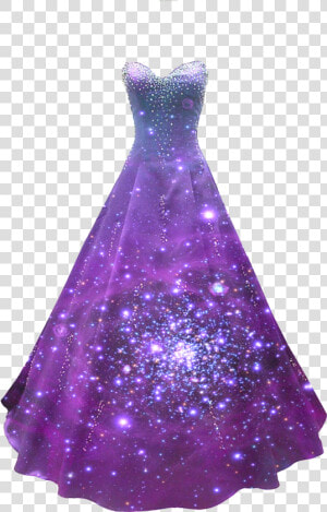 Galaxy Dress Dress Png  Dress Skirt  Galaxy Outfit    Purple Dress Transparent Background  Png Download