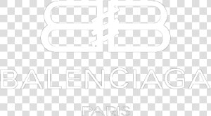 La Marque Balenciaga Joue La Carte Avant gardiste   Balenciaga Logo White Png  Transparent Png