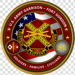 Usag fg Seal   Fort Gordon Garrison Logo  HD Png Download