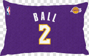 Lonzo Ball Pillow Case Number   Angeles Lakers  HD Png Download