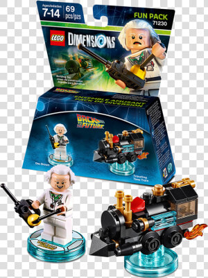 Lego Dimensions Back To The Future Fun Pack  HD Png Download