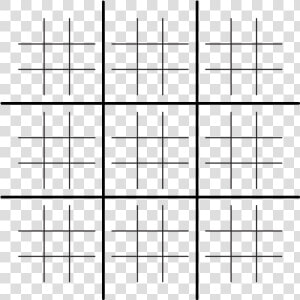 Ultimate Tic Tac Toe Printable  HD Png Download