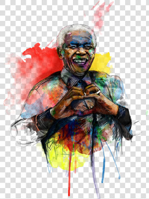 Nelson Mandela With Transparent Background   Png Download   Portable Network Graphics  Png Download