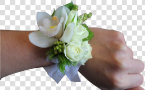 Wrist Flower Corsage White  HD Png Download