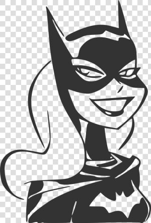 Bruce Timm Drawing Batgirl  HD Png Download