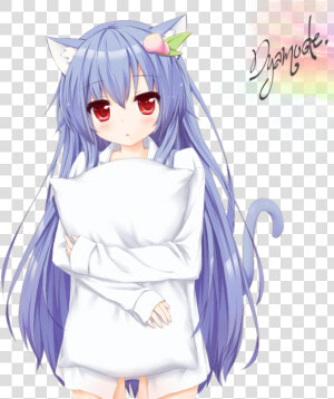 Наклейка Неко Png   Anime Kawaii Neko Chan  Transparent Png