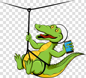 Picture Transparent Stock Costa Connect On Behance   Animales En Zipline Cartoon  HD Png Download