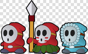 Shy Guy Paper Mario   Png Download   Shy Guy  Transparent Png