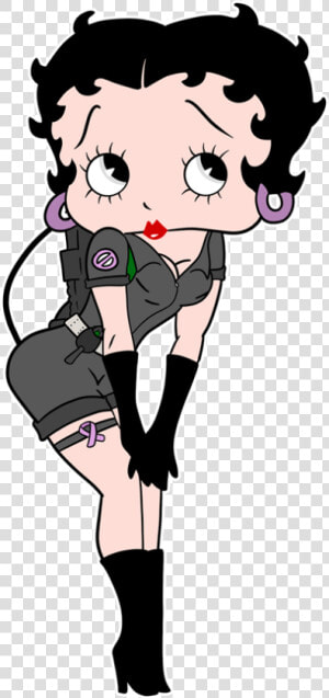 Betty Boop As A Ghostbuster V   Betty Boop Winking  HD Png Download