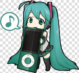 Hatsune Miku Avatar   Hatsune Miku Chibi  HD Png Download