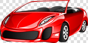 Elemento De Carro Esportivo Vermelho Dos Desenhos Animados   Desenho De Carros Png  Transparent Png