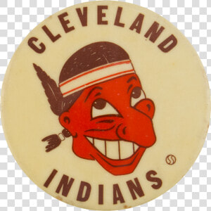 Cleveland Indians Sports Button Museum   Cartoon  HD Png Download