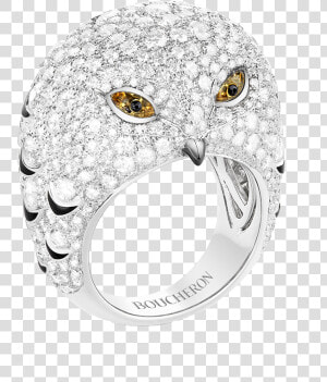 Boucheron Owl Ring   Boucheron Cat Ring  HD Png Download