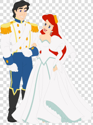 La Petite Sirène   Ariel La Petite Sirene Mariage  HD Png Download