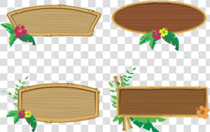 Picture Frames  Tiki Culture  Royaltyfree  Wood  Table   Wood Frame Border Design  HD Png Download